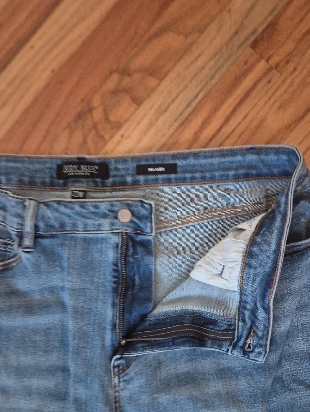 Judy Blue Jeans Womens Stretch Relaxed Fit Mid Rise Light Wash Fade Sz 22W
